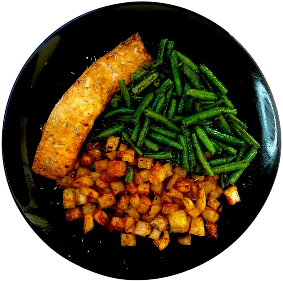 Pavé de saumon & pomme de terre