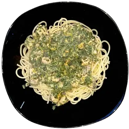 Spaguetti saumon & épinard